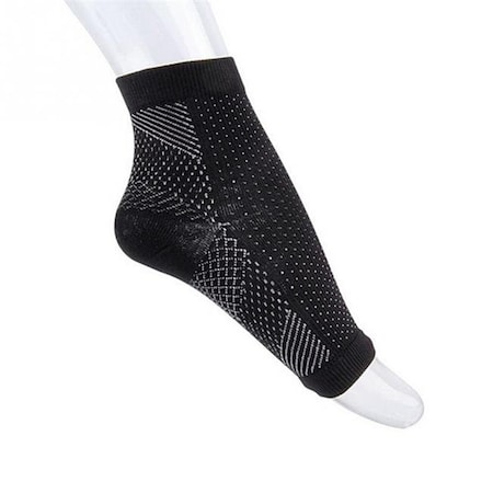 Jupiter Gear JG-COMPSOCK1-2XL Anti-Fatigue Compression Sock For Improved Circulation; Swelling Relief; Plantar Fasciitis Relief & Tired Feet - 2XL